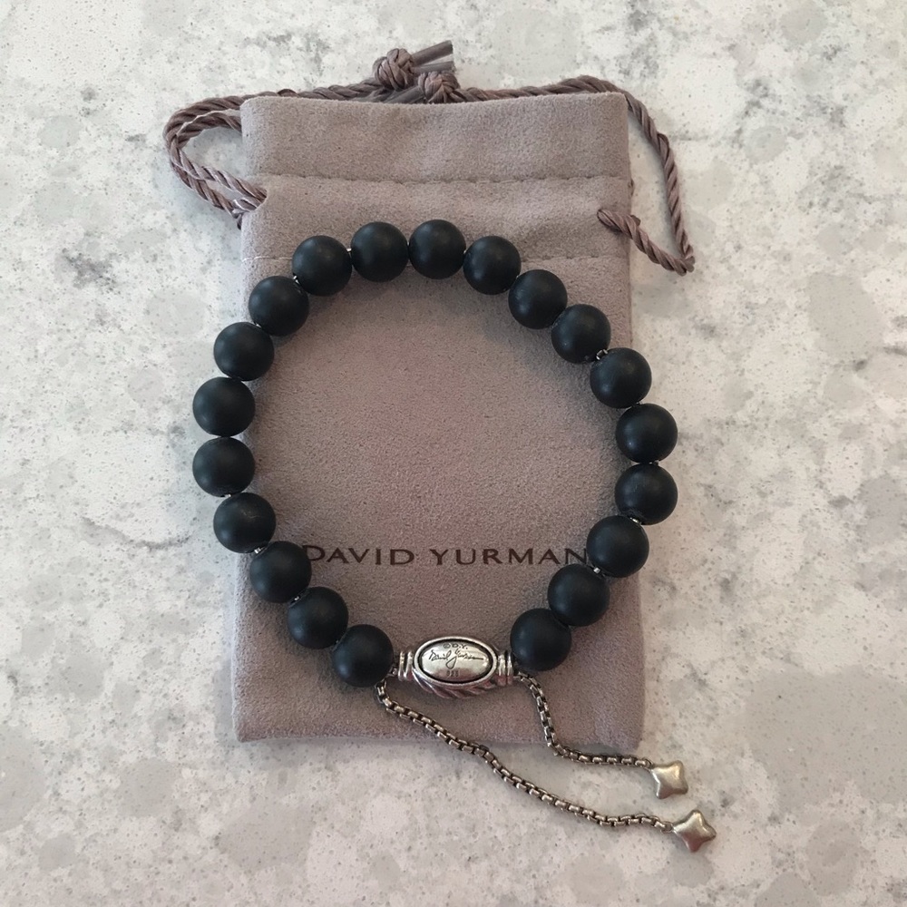 David Yurman Spiritual Beads Bracelet Black Onyx